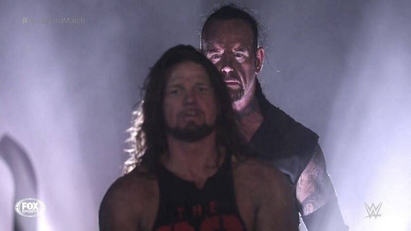 AJ Styles brought up The Undertaker's wife throughout the match